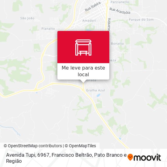 Avenida Tupi, 6967 mapa