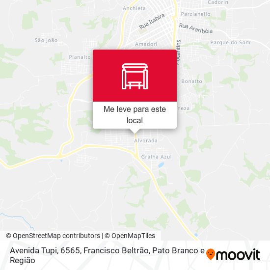 Avenida Tupi, 6565 mapa