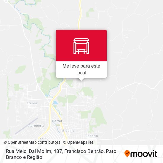 Rua Melci Dal Molim, 487 mapa