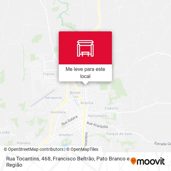 Rua Tocantins, 468 mapa