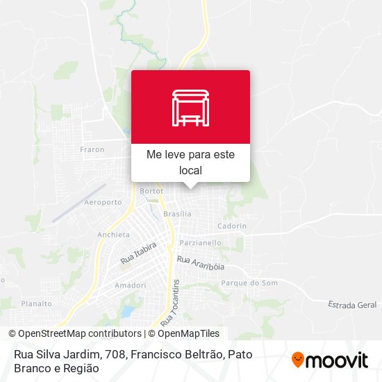 Rua Silva Jardim, 708 mapa
