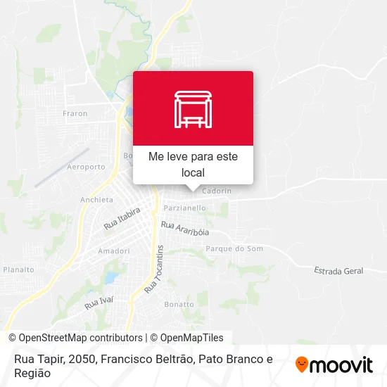 Rua Tapir, 2050 mapa