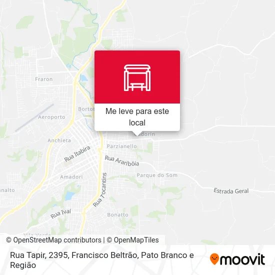 Rua Tapir, 2395 mapa