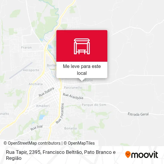 Rua Tapir, 2395 mapa