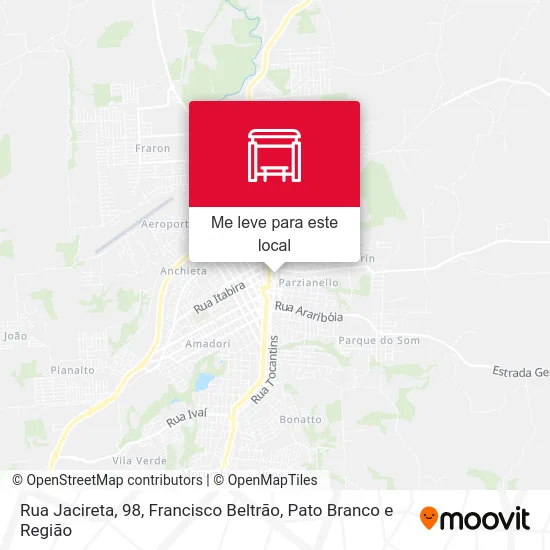 Rua Jacireta, 98 mapa