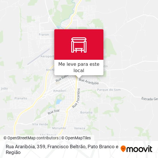 Rua Araribóia, 359 mapa