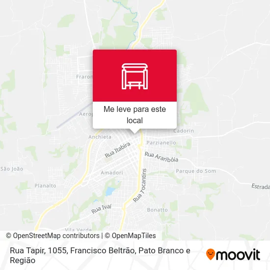 Rua Tapir, 1055 mapa