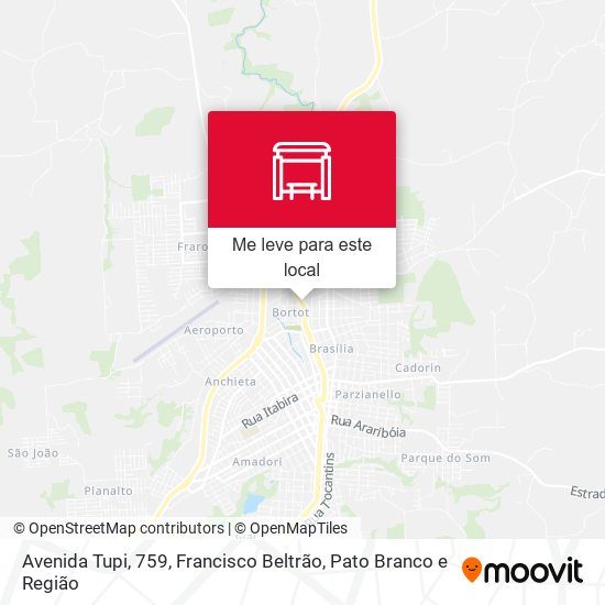 Avenida Tupi, 759 mapa