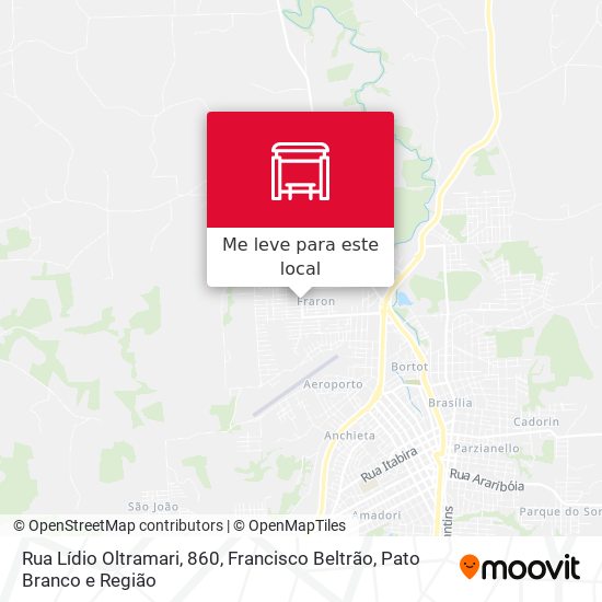 Rua Lídio Oltramari, 860 mapa