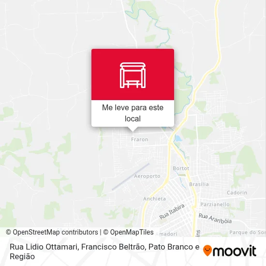 Rua Lidio Ottamari mapa