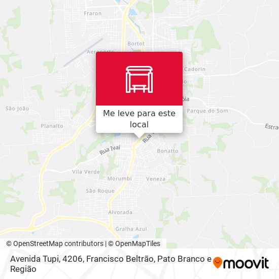 Avenida Tupi, 4206 mapa