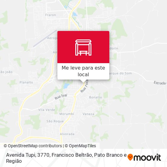 Avenida Tupi, 3770 mapa