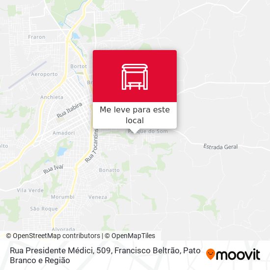 Rua Presidente Médici, 509 mapa