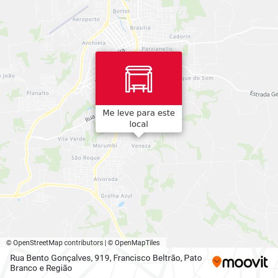 Rua Bento Gonçalves, 919 mapa