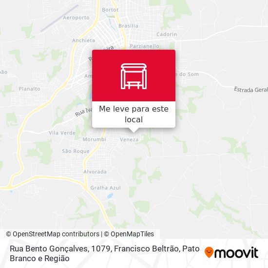 Rua Bento Gonçalves, 1079 mapa