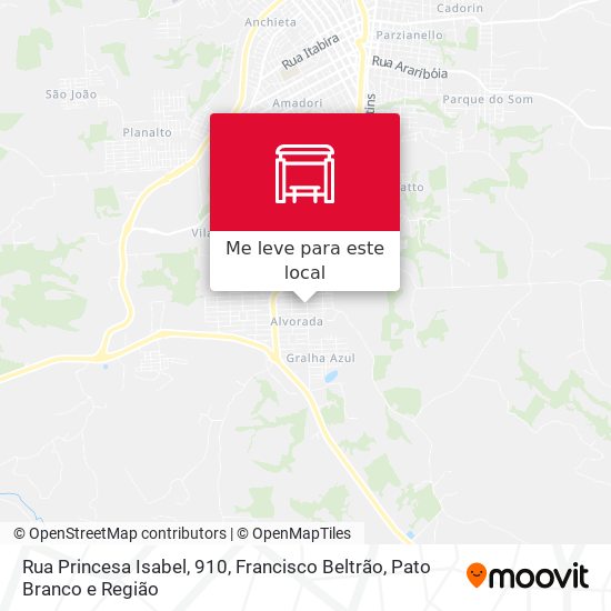 Rua Princesa Isabel, 910 mapa