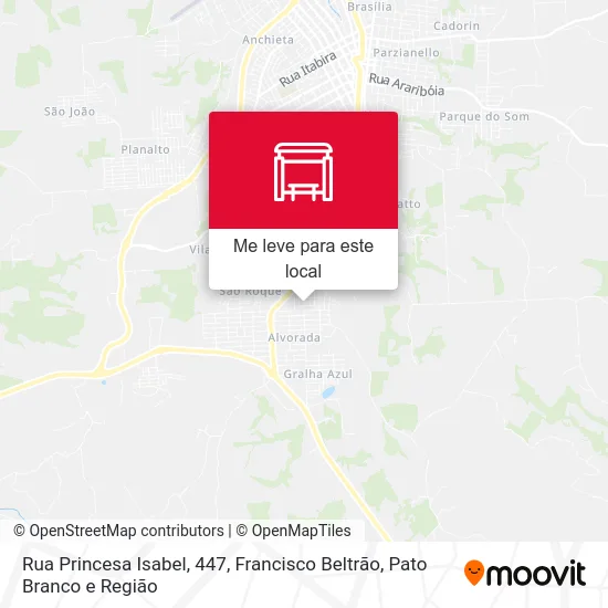 Rua Princesa Isabel, 447 mapa
