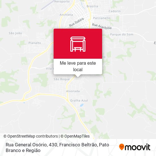 Rua General Osório, 430 mapa