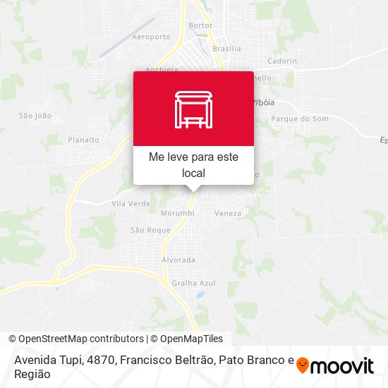 Avenida Tupi, 4870 mapa