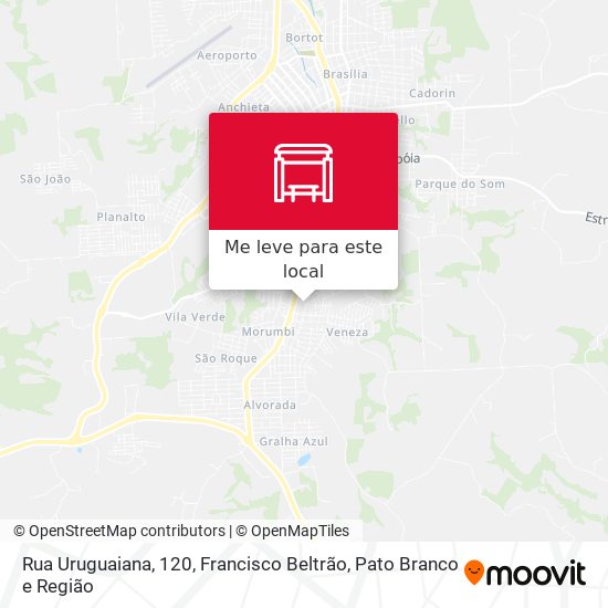 Rua Uruguaiana, 120 mapa
