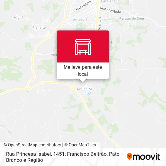 Rua Princesa Isabel, 1451 mapa