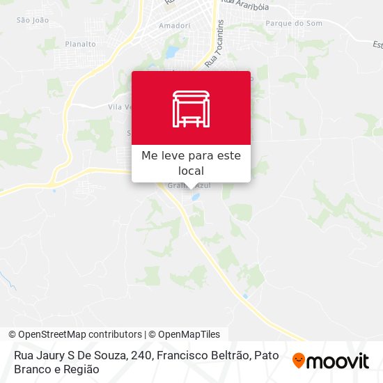 Rua Jaury S De Souza, 240 mapa