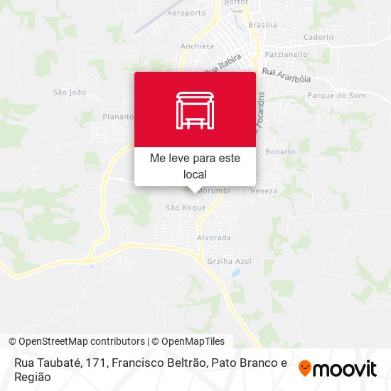 Rua Taubaté, 171 mapa