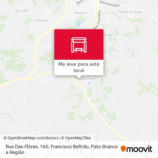 Rua Das Flôres, 160 mapa