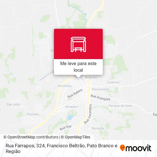 Rua Farrapos, 324 mapa