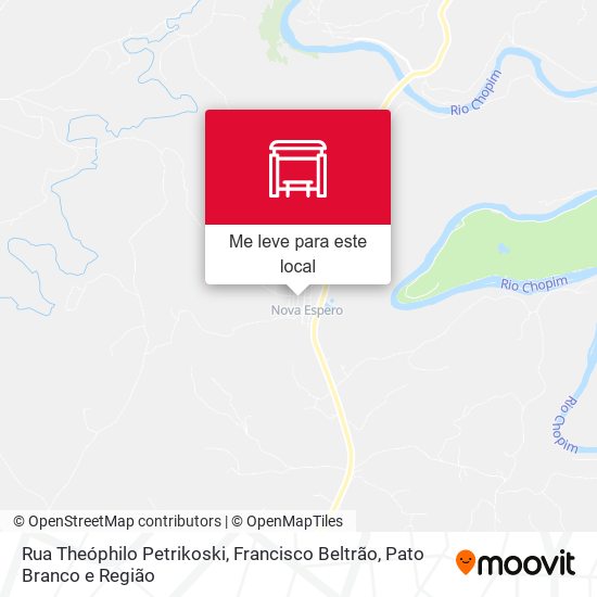 Rua Theóphilo Petrikoski mapa