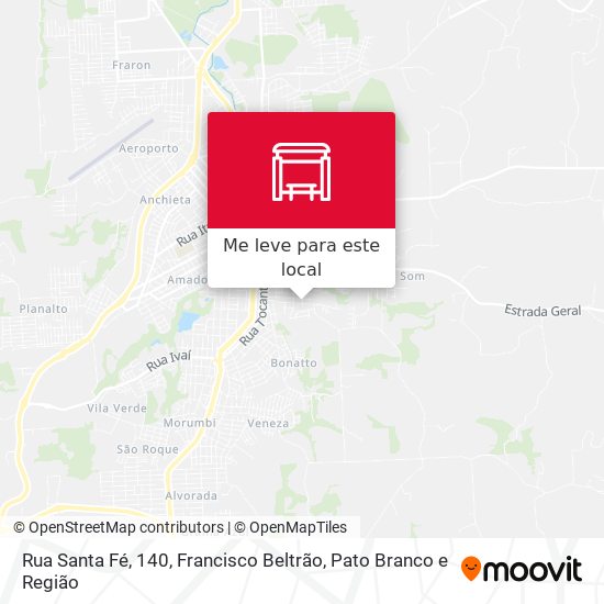 Rua Santa Fé, 140 mapa