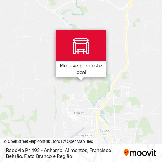 Rodovia Pr 493 - Anhambi Alimentos mapa