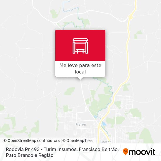 Rodovia Pr 493 - Turim Insumos mapa