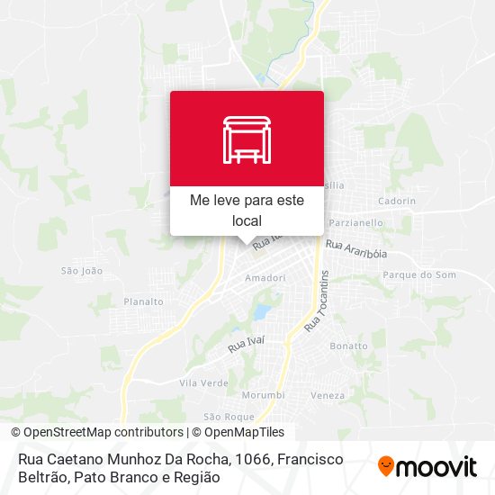 Rua Caetano Munhoz Da Rocha, 1066 mapa