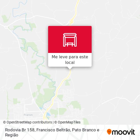 Rodovia Br 158 mapa