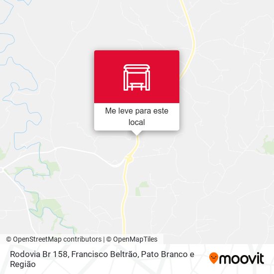 Rodovia Br 158 mapa