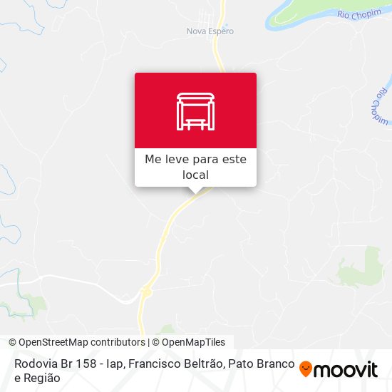 Rodovia Br 158 - Iap mapa