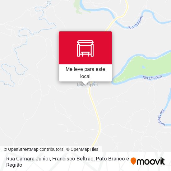 Rua Câmara Junior mapa