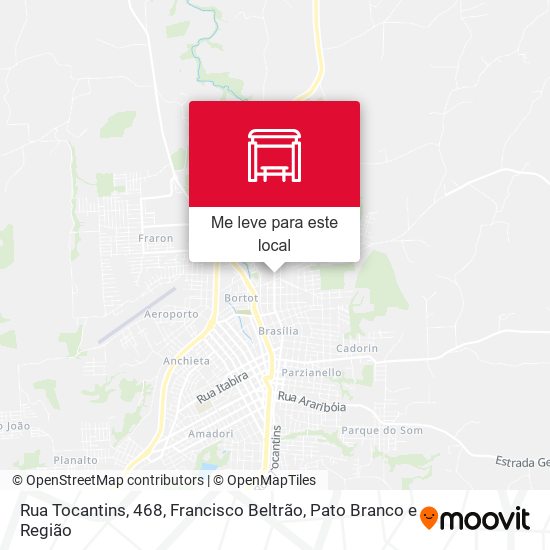 Rua Tocantins, 468 mapa