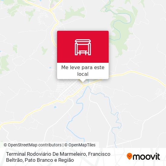 Terminal Rodoviário De Marmeleiro mapa
