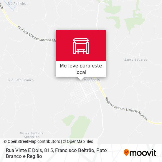 Rua Vinte E Dois, 815 mapa