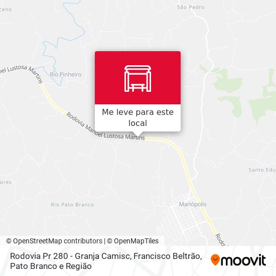 Rodovia Pr 280 - Granja Camisc mapa