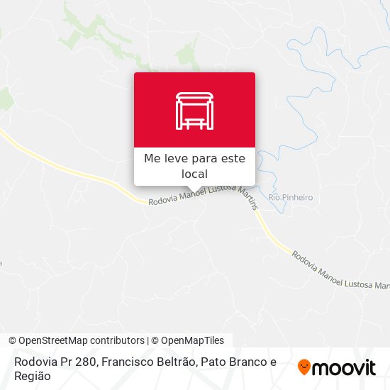 Rodovia Pr 280 mapa