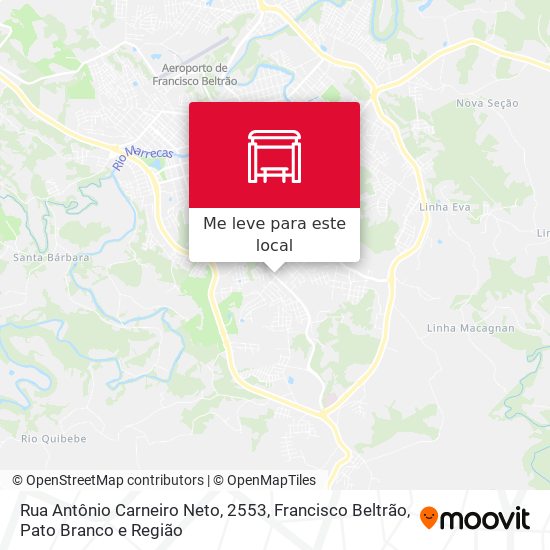 Rua Antônio Carneiro Neto, 2553 mapa
