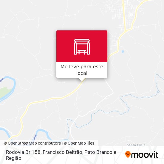 Rodovia Br 158 mapa