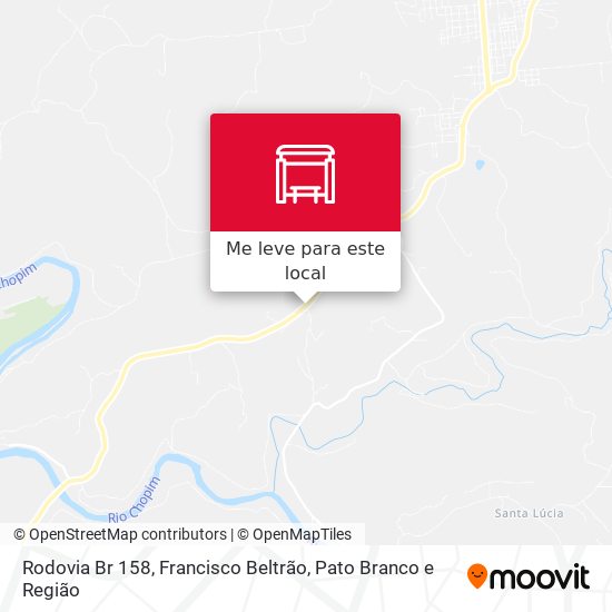 Rodovia Br 158 mapa