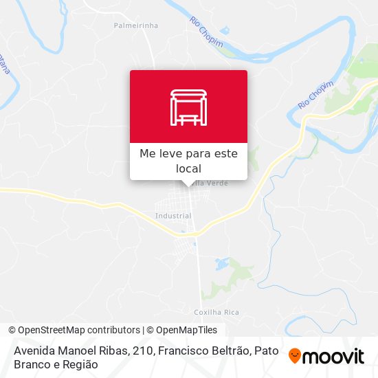 Avenida Manoel Ribas, 210 mapa