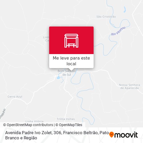 Avenida Padre Ivo Zolet, 306 mapa