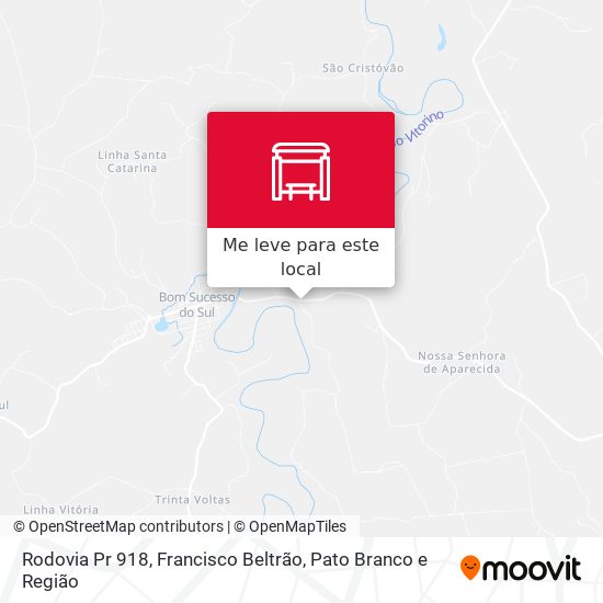 Rodovia Pr 918 mapa