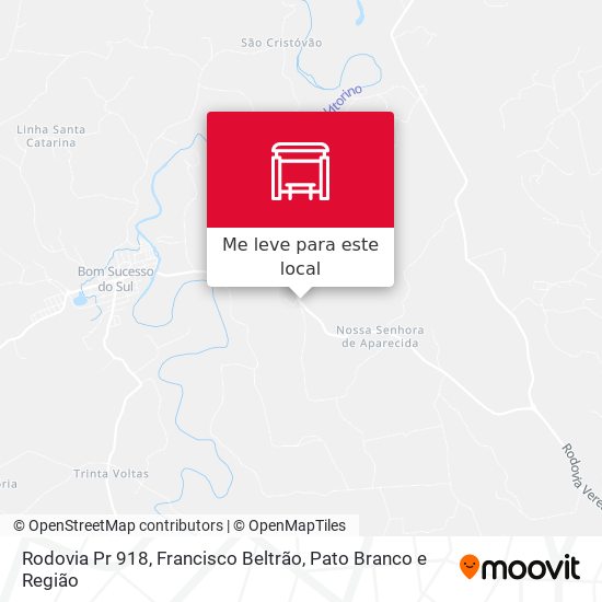 Rodovia Pr 918 mapa
